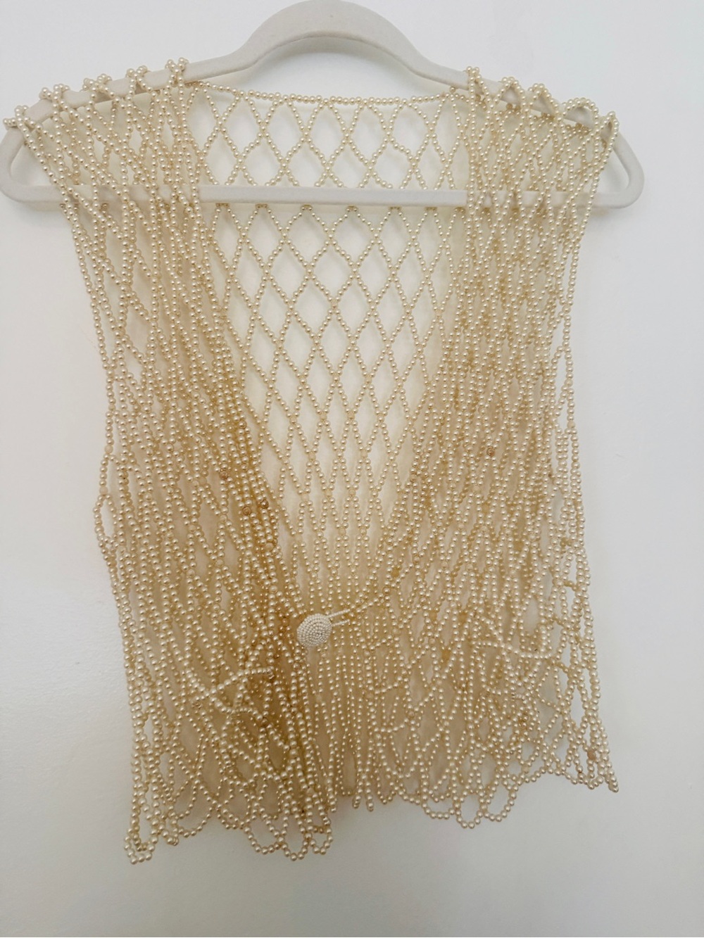 Pearl vest- vintage